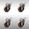 Service Caster 4 Inch SS High Temp Glass Filled Nylon Wheel Swivel Top Plate Caster Set SCC SCC-SS20S414-GFNSHT-4 - alternate 1